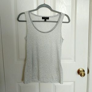 Banana Republic Luxe Leopard Animal Print Tank Top